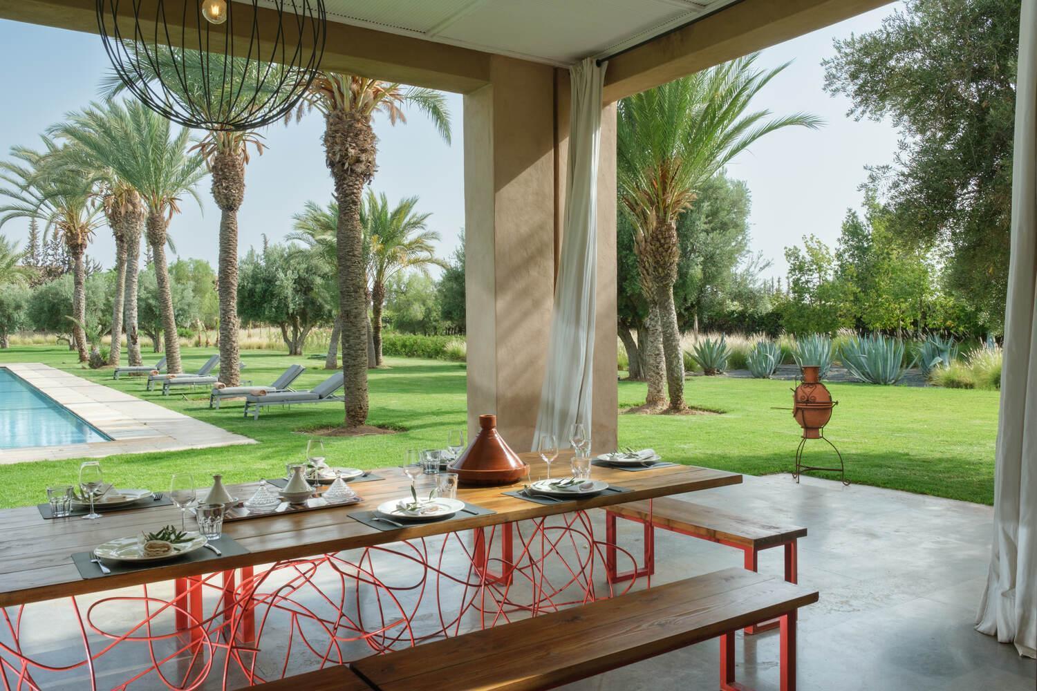 Adnaa - Modern Villa With 2 Pools, Sauna, Hammam, Tennis Court & Home Cinema Douar Caïd Layadi Esterno foto