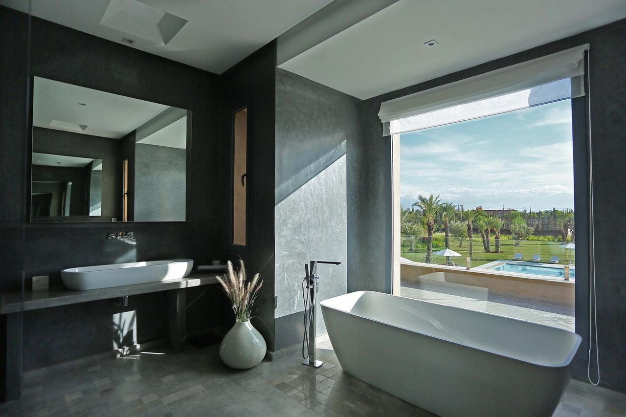 Adnaa - Modern Villa With 2 Pools, Sauna, Hammam, Tennis Court & Home Cinema Douar Caïd Layadi Esterno foto